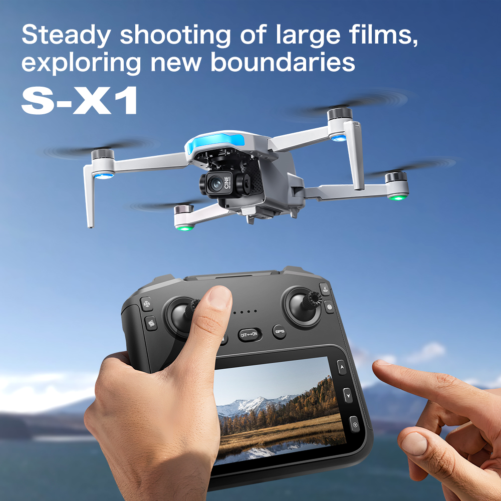 โดรนควอดคอปเตอร์ S-X1 GPS แบบพ - Drone Gps Mount บทวิจารณ์และราคา