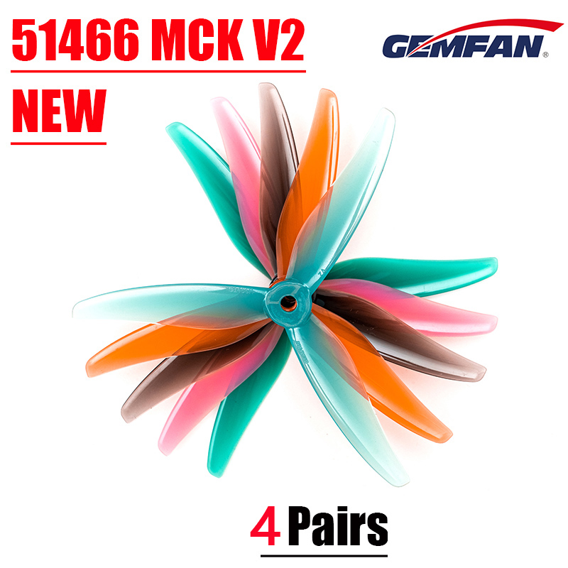 4 คู่ GEMFAN 51466 MCK 5 นิ้ว  - Drone Battery Strap บทวิจารณ์และราคา